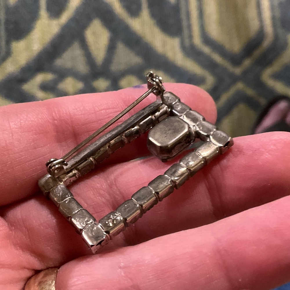 Vintage Rhinestone Brooch - Picture 5 of 6